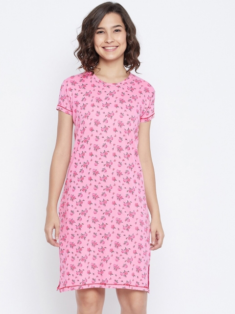 

Austin wood Women Pink Printed Nightdress