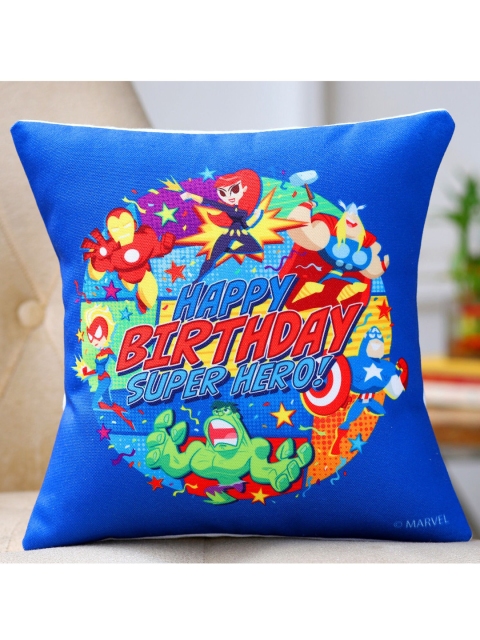 

Ferns N Petals Blue & Red Birthday Superhero Printed Cushion
