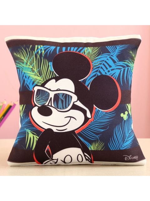 

Ferns N Petals Black & Green Disney Cool Mickey Mouse Printed Cushion