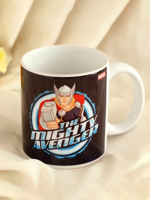 

Ferns N Petals White & Brown Marvel Mighty Avenger Thor Printed Ceramic Glossy Mug