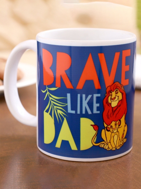 

Ferns N Petals Blue & Red Disney Brave Like Dad Printed Ceramic Matte Mug