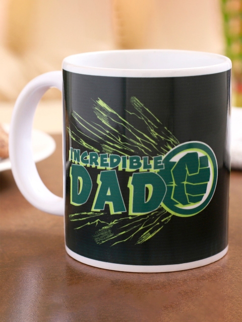 

Ferns N Petals White & Green Marvel Incredible Dad Printed Ceramic Glossy Mug