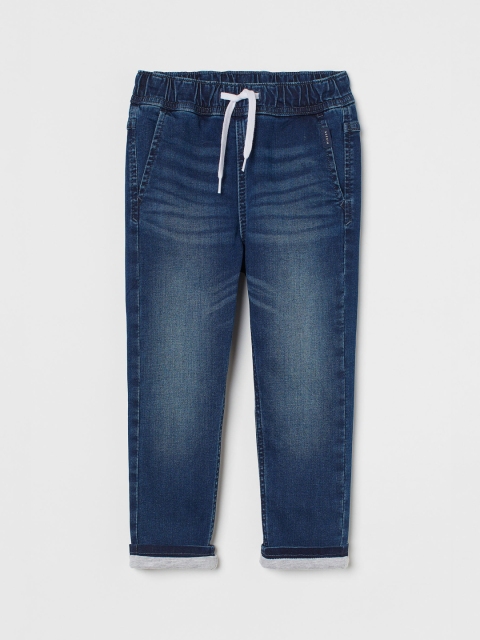 

H&M Boys Blue Lined Denim Joggers