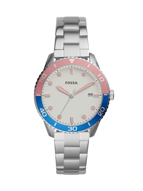 

Fossil Women White Dayle Analogue Watch BQ3598