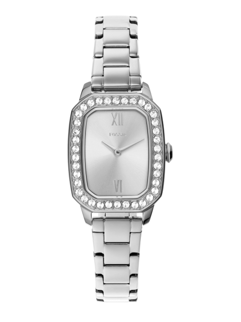 

Fossil Women Silver-Toned Rilynn Analogue Watch BQ3668