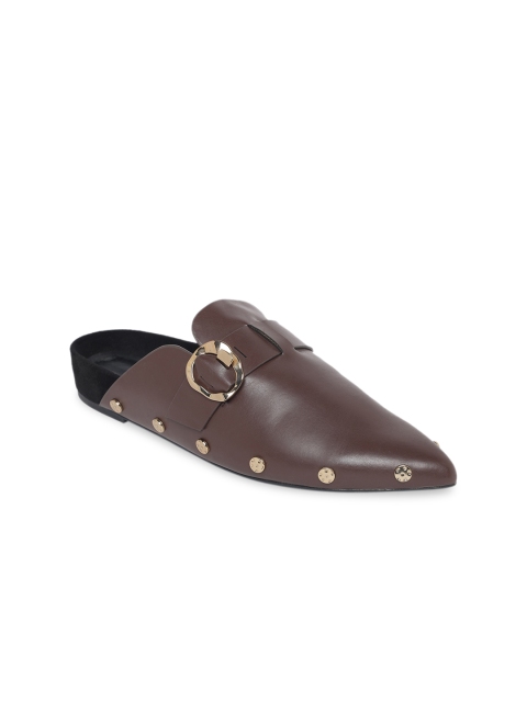 

CHARLES & KEITH Women Brown Ballerinas Flats