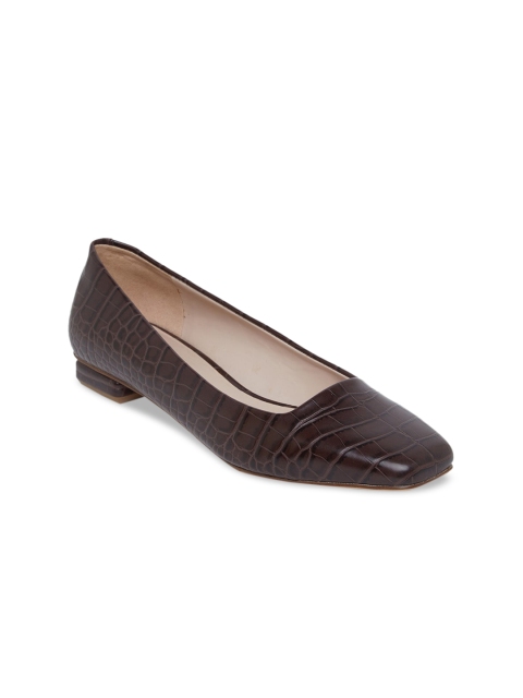 

CHARLES & KEITH Women Brown Ballerinas Flats