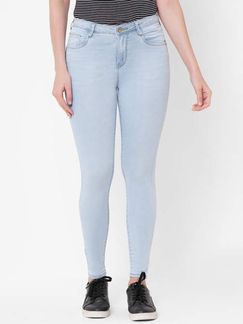 

Kraus Jeans Women Blue Skinny Fit High-Rise Jeans