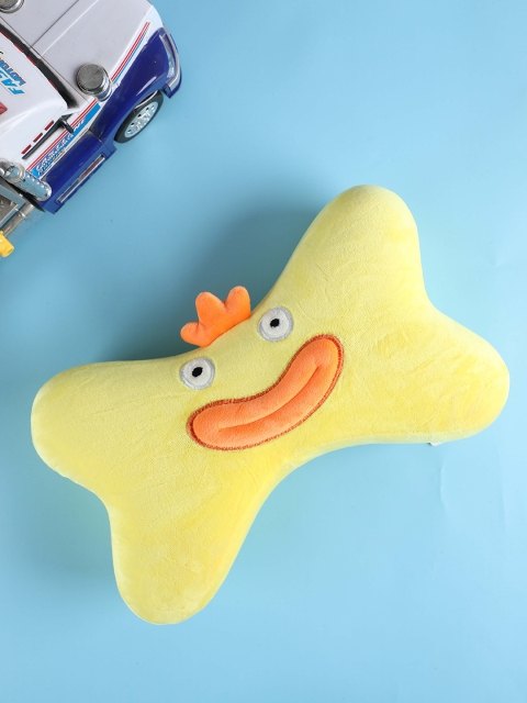 

YOYOSO Yellow & Orange Bone Shape Pillow