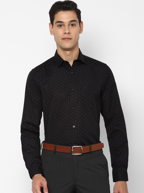 

Allen Solly Men Black Slim Fit Opaque Printed Casual Shirt