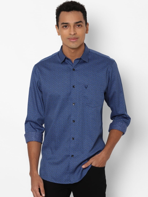 

Allen Solly Men Blue Slim Fit Opaque Printed Casual Shirt