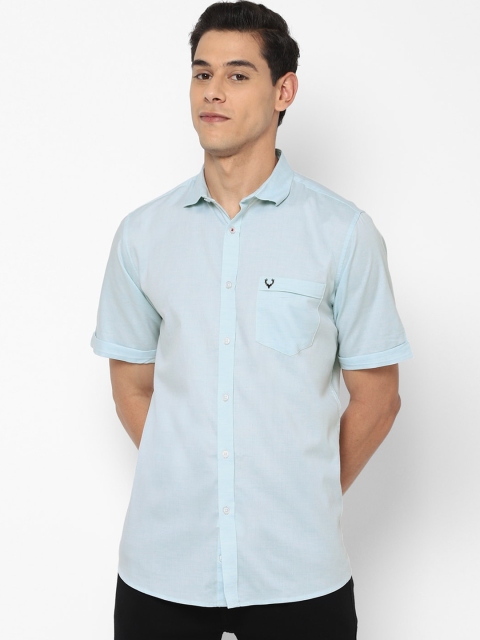 

Allen Solly Men Blue Slim Fit Opaque Casual Shirt