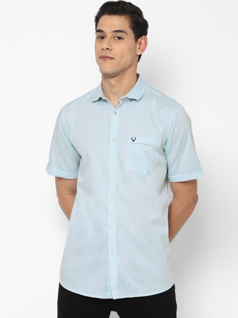 

Allen Solly Men Blue Slim Fit Opaque Casual Shirt
