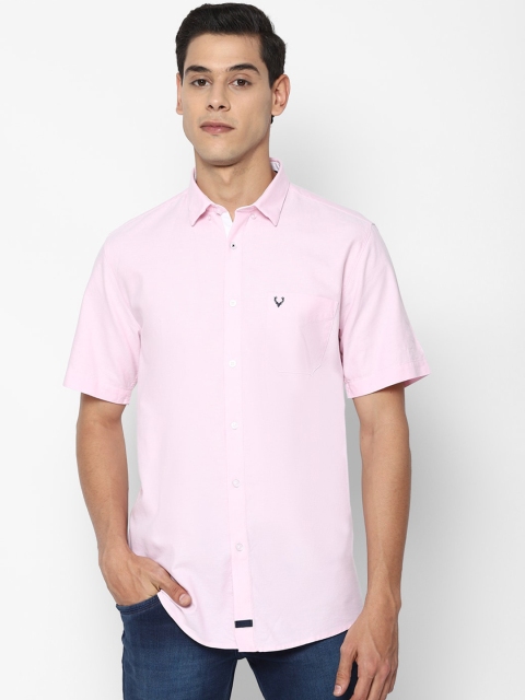 

Allen Solly Men Pink Slim Fit Opaque Casual Shirt