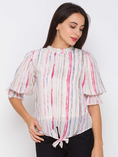 

ZOLA Purple Chiffon Regular Top