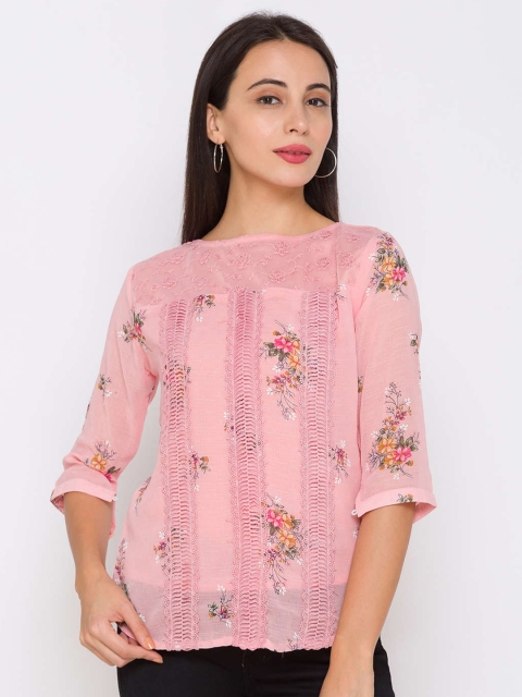 

ZOLA Pink Floral Regular Top