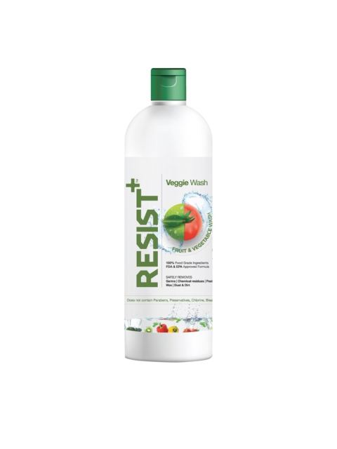 

RESIST PLUS Veggie Wash Fruit & Vegetable Cleaner Liquid - 500 ml, White
