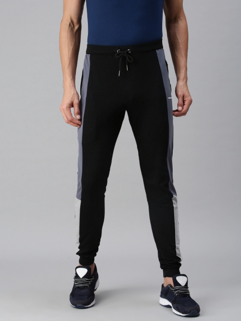 

TOM BURG Men Black Solid Trackpant