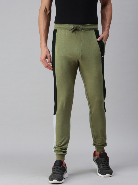 

TOM BURG Men Green Solid Trackpant, Olive