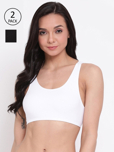 

LYRA Black & White Beginners Bra Pack Of 2