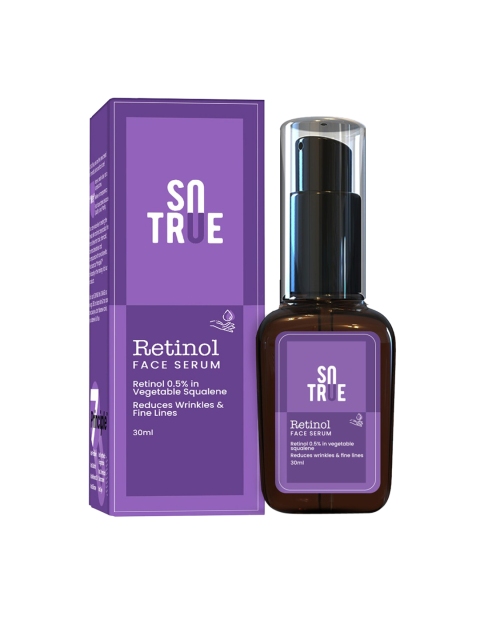

SOTRUE Unisex Retinol Face Serum- 30ml, Transparent