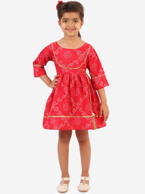 

Chipbeys Red Ethnic Motifs Dress