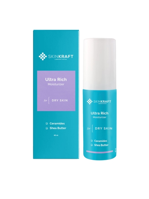 

SKINKRAFT Customized Moisturizer - Ultra Rich Moisturizer for Dry Skin - 45 ml, Transparent