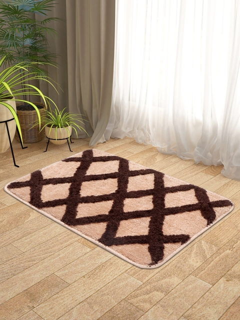

KICA Beige & Brown Patterned Anti-Skid Doormat