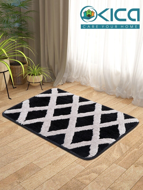 

KICA Black & Grey Patterned Anti-Skid Doormat