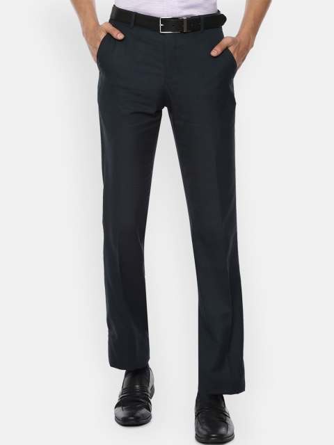 

Louis Philippe Sport Men Navy Blue Solid Formal Trousers