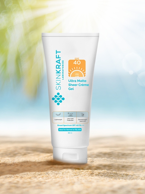 

SKINKRAFT Women Customized UltraMatte For Oily Skin Sunsceen, White