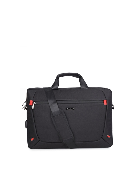 

CoolBELL Unisex Black Laptop Bag With External USB Charging Port