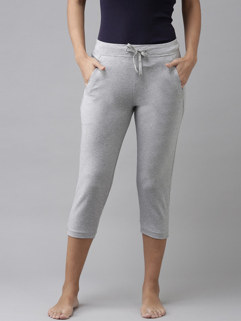 

Van Heusen Women Grey Melange Capris