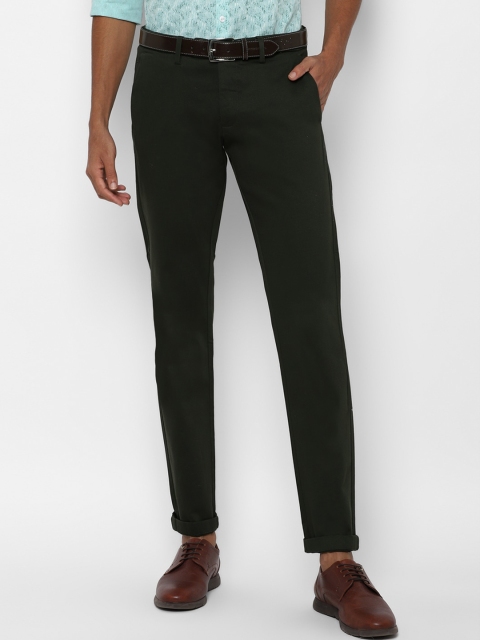 

Allen Solly Men Green Slim Fit Trousers