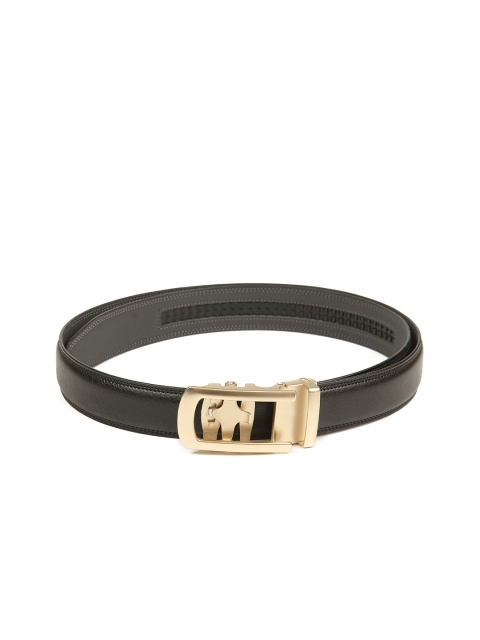 

Calvadoss Men Black PU Autoratch Magnetic Belt