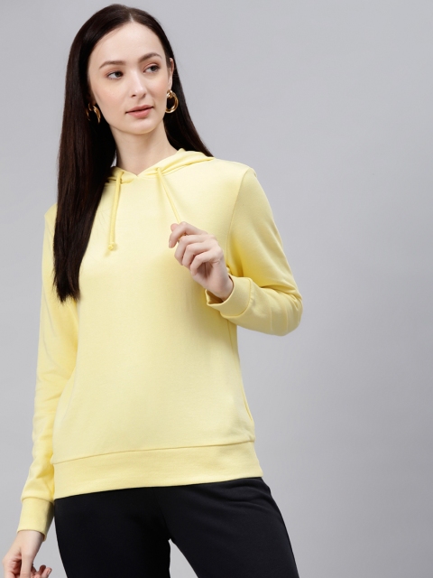 

Marks & Spencer Women Yellow Hooded Sweatshirt