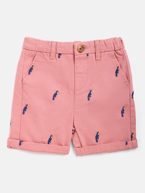 

Marks & Spencer Boys Pink Printed Chino Shorts