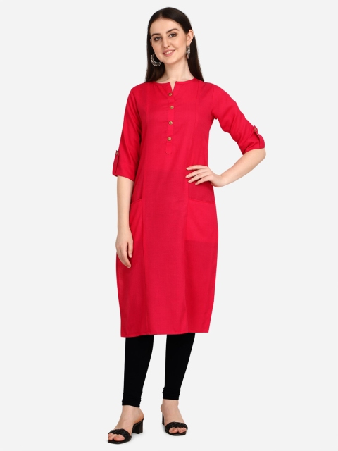 

OM SAI LATEST CREATION Women Pink Kurta