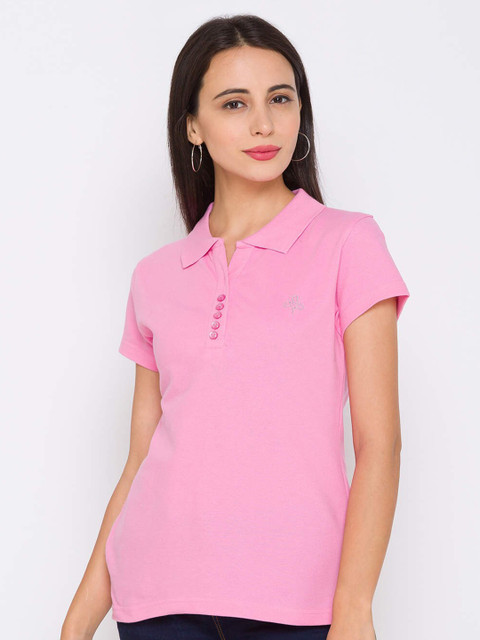 

ZOLA Pink Cotton Regular Top