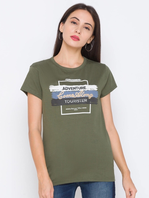 

ZOLA Olive Green Regular Top