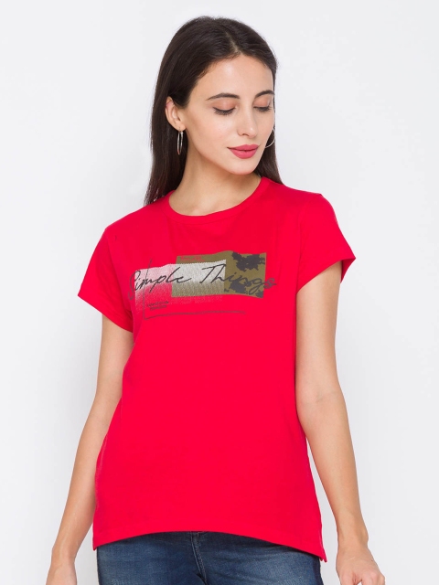 

ZOLA Women Red Regular Top