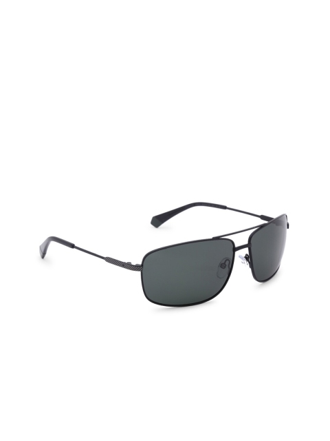 

Polaroid Men Grey UV Protected Rectangle Sunglasses 203397-42