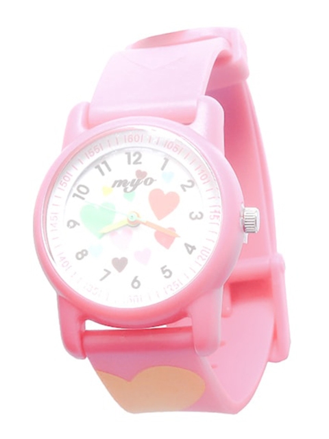 

Spiky Unisex Kids Pink Dial & Pink Straps Analogue Watch Myo_Mat_DPink