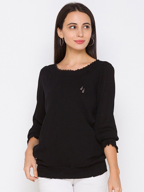 

ZOLA Black Regular Cotton Top