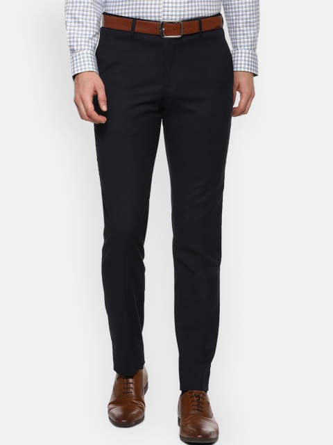 

Louis Philippe Men Black Slim Fit Formal Trousers