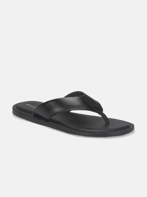 

Mast & Harbour Men Black Thong Flip-Flops