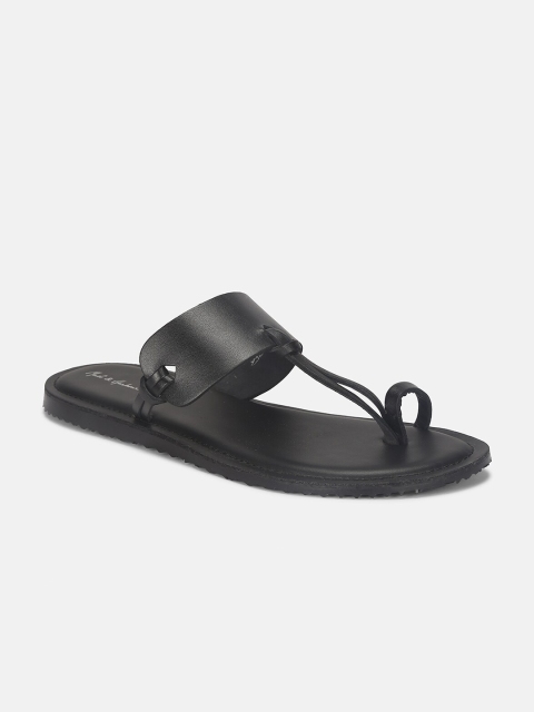 

Mast & Harbour Men Black One Toe Flats