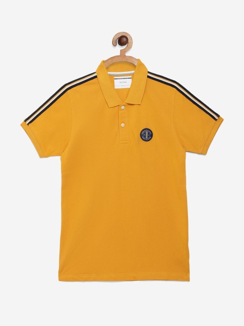 

Octave Boys Mustard Yellow Polo Collar T-shirt