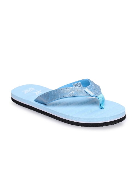 

REFOAM Women Blue Rubber Thong Flip-Flops