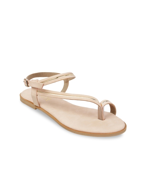 

Wet Blue Women Nude-Coloured One Toe Flats